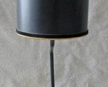 Vintage Japan Brass Inkwell Desk Lamp with Black Shade - $123.75