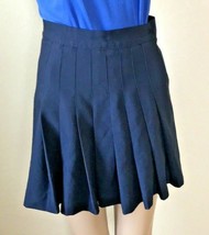 French Toast Girl's Pleated Skirt Size 10 Official School Wear Navy Blue - £13.52 GBP