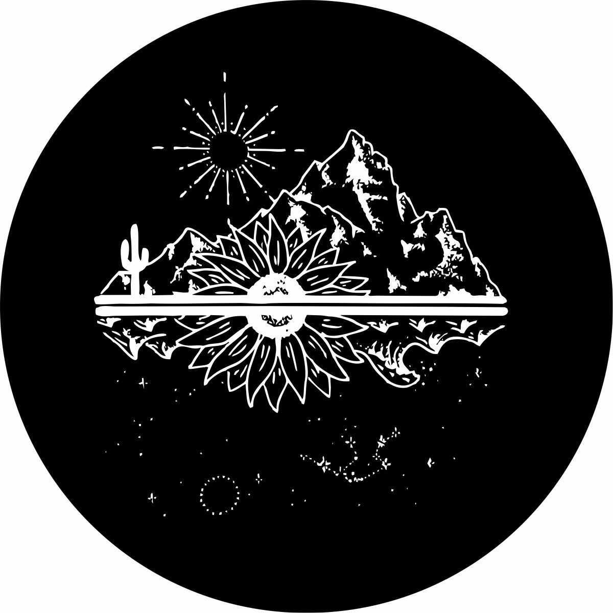 Mountain and water Spare Tire Cover ANY Size, ANY Vehicle, Camper, RV - $113.80
