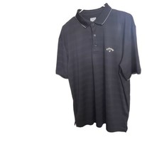 Callaway Opti Dri Golf Polo Shirt Mens Large Black Logo Polyester Active... - £14.26 GBP