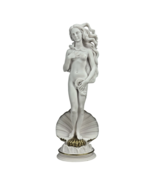 Goddess Aphrodite Birth of Venus Rising Nude Female Statue Sculpture Gol... - $1,954.30 MXN