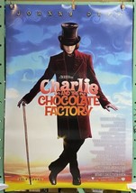 CHARLIE AND THE CHOCOLATE FACTORY MOVIE POSTER ORIGINAL DOUBLE SIDED 27x40 - £6.86 GBP