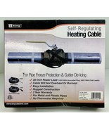 KING SRP126-75 Self-Regulating Pipe Trace Roof/Gutter De-Icing Cable~120... - $207.89