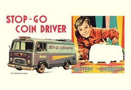 Stop-Go Coin Driver - Art Print - £17.37 GBP+