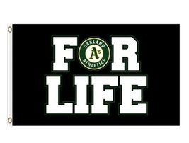 Oakland Athletics A&#39;s Flag 3x5ft Banner Polyester Baseball Athletics007 - £15.78 GBP