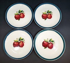 Casuals By China Pearl 7 1/2” Salad Plates ~  Desert  Apple Pattern ~ Se... - £23.44 GBP