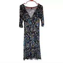 Banana Republic Midi Dress 3/4 Sleeve, Leaves Size Small - $15.00