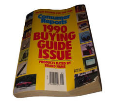 Consumer Reports 1990 Buying Guide PB Book Issue - $4.87