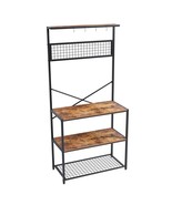 Modern Metal Wood 4-Shelf Kitchen Baker&#39;s Rack Microwave Stand - €167,16 EUR