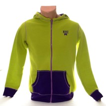 Nike Green Cactus & Purple Zip Front Hoodie Hooded Sweatshirt Youth Boy's NWT - £43.95 GBP