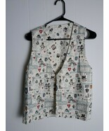 Vintage Handmade Snowman Reversible Christmas Vest Womens M - $275.12 MXN