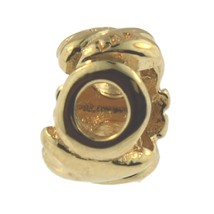 Authentic Trollbeads 18K Gold 21144O Letter Bead O, Gold - £218.84 GBP
