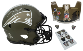 Tom Brady Autographed Patriots STS Custom Visor Speed Authentic Helmet Fanatics - £2,586.31 GBP