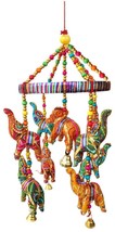 Handmade Elephant wall Roof Hanging decorative ornament Christmas Diwali Party  - £80.91 GBP