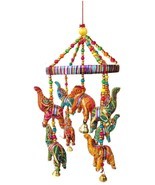 Handmade Elephant wall Roof Hanging decorative ornament Christmas Diwali Party  - £79.14 GBP