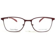 Calvin Klein Eyeglasses Frames ck5402 604 Red Square Full Rim 51-17-135 - £29.17 GBP