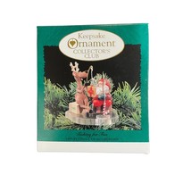 1995 Hallmark Keepsake Ornament Collector&#39;s Club Fishing For Fun Membership - $17.24