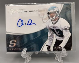 2008 SP Authentic Retail Rookie Autograph Quintin Demps Eagles UTEP Quentin - $8.40