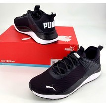 PUMA Sneakers Men&#39;s 10 PC Runner Activewear Shoes Breathable Athletic Black - £48.70 GBP