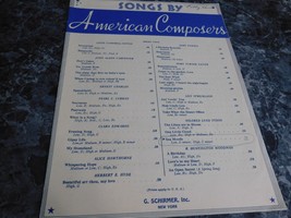 Sea Moods High C Minor Songs by American Composers - $2.99