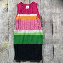 Gymboree multi color cable knit sweater dress size 5 - £7.02 GBP