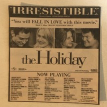 The Holiday Movie Print Ad Cameron Diaz Kate Winslet Jack Black Tpa2 - $5.93