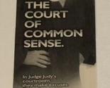 Judge Judy Tv Guide Print Ad Advertisement  TV1 - $5.93