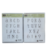 Stampin Up! NOTABLE ALPHABET Rubber STAMP Set Retired 30 Total Pcs - £10.86 GBP