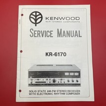Kenwood KR-6170 AM FM Receiver Service Manual Vintage Original 1971 - $28.45