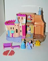 Disney Cinderella Magical Musical Castle Playset Polly Pocket Type+Figur... - £23.44 GBP
