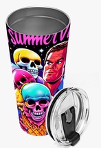 Summer Vibes Tumbler | Dexter &amp; Skull Ice Cream Cone | 30oz Stainless Tu... - $714.62 MXN