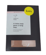 Knix Women's Light Absorbency  Leakproof Thong Size Medium Beige - $19.59