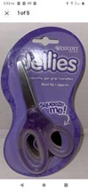 Westcott Jellies Scissors Squishy Geo Grip Handles Kids Purple - B85 New... - £7.76 GBP