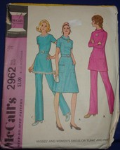 McCall’s Misses’ &amp; Women’s Dress Tunic &amp; Pants Size 20 #2962  - £4.73 GBP