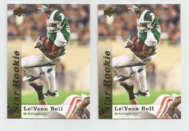 Two (2) Le&#39;veon Bell (Pittsburgh) 2013 Upper Deck Star Rookie Cards #82 - £5.41 GBP