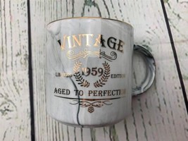 1959 Birthday Gifts for Women and Men Ceramic Mug Funny Vintage 1959 Aged - £16.13 GBP