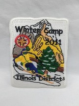 Winter Camp 2011 Illinois District Embroidered Iron On Patch 2 1/4&quot; X 3&quot; - £22.12 GBP