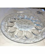 Egg Plate Savoir Vivre crystal  plate Meadow Deviled eggs **chip** see p... - €19,58 EUR