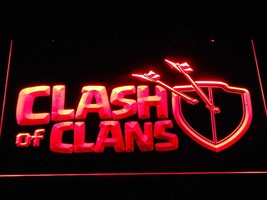 Clash of Clans LED Neon Sign Home Decor Crafts Display Glowing - £20.43 GBP+