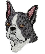 Amazing Custom Dog Face Portraits [Boston Terrier ] Embroidery Iron On/S... - £9.24 GBP