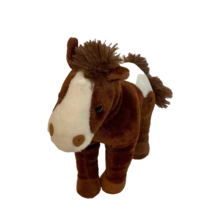 Linzy Palomino Brown Horse 9” Soft Plush With Sounds Stuffed Animal Sound Works - £11.64 GBP