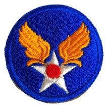 Vintage US Military Army AIR FORCE PATCH Insignia WWII Wings White Star ... - $7.66