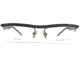 Tommy Hilfiger Eyeglasses Frames TH 3344 BRNCR Brown White Striped 54-15-140 - £43.99 GBP