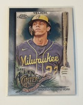 2022 Topps Allen &amp; Ginter Chrome Christian Yelich MLB Brewers Refractor ... - $2.60