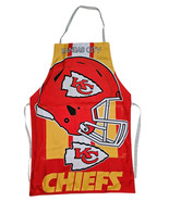 Handcrafted Adult Chefs Apron NFL KANSAS CITY CHIEFS, 22&quot;x 32&quot; - $360.04 MXN