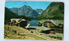 Glacier Hotels and  Swift Current Lake Glacier Park Montana Postcard - £5.49 GBP
