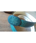Armenian Leather Belt, Belt for Men, Belt and Buckle, Handmade Eternity ... - $98.47 CAD