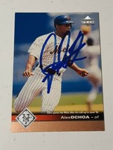 Alex Ochoa New York Mets 1996 Upper Deck Autograph Card #118 Read Description - £3.90 GBP