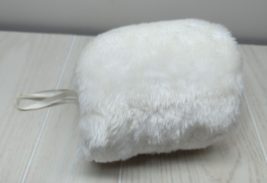 Toddler Girls Off White or White Faux Fur Hand Muff satin lining wrist loop READ - £10.11 GBP