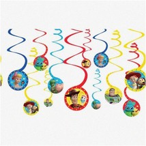 Rainbow Swirl Fiesta Fun Party Decorations, 12 Pack - £26.48 GBP